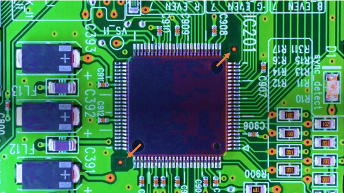 Passermarker in der SMD Bestueckung